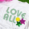 LOVE ALL tennis sweatshirt in white