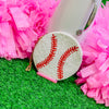 beaded baseball pouch