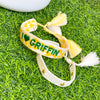 embroidered I LOVE GRIFFIN tassel bracelet