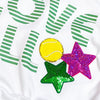 LOVE ALL tennis sweatshirt in white