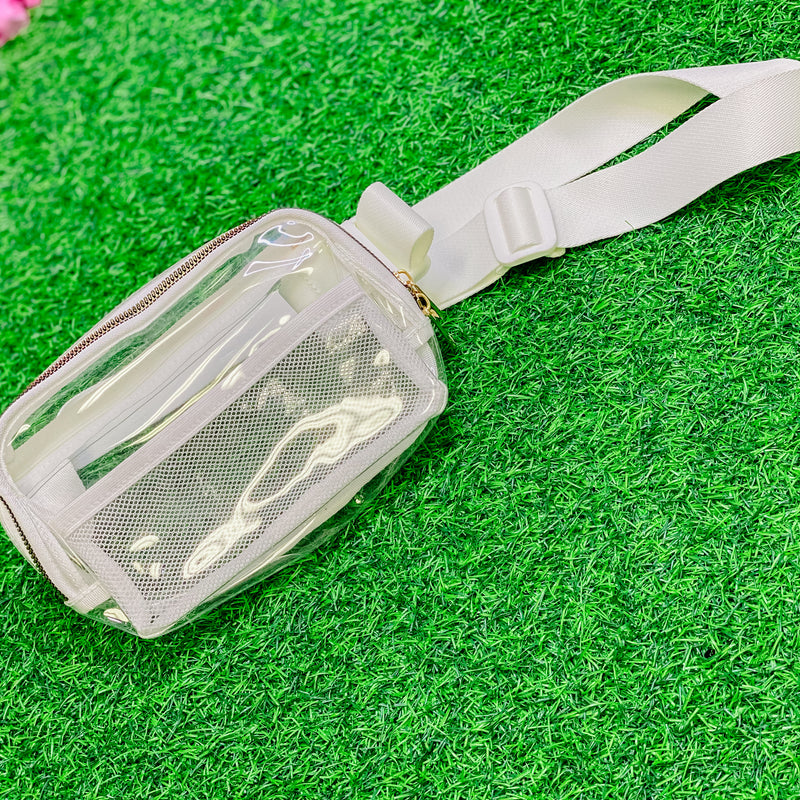 clear belt bag