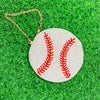 beaded baseball pouch
