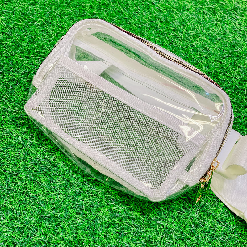 clear belt bag