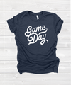 script "game day" tee in heather navy