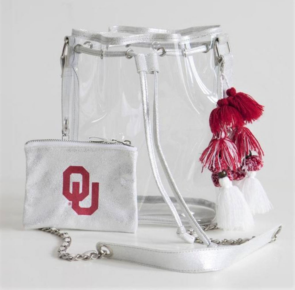 SILVER VERSION *BAG ONLY* clear bucket bag by SHEERGEAR
