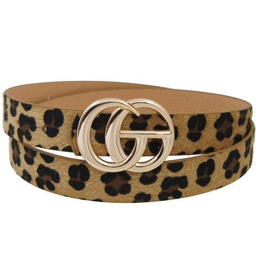 g belt in leopard print