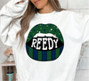 REEDY lips sweatshirt in white