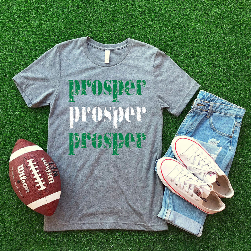 PROSPER repeat tee in heather grey